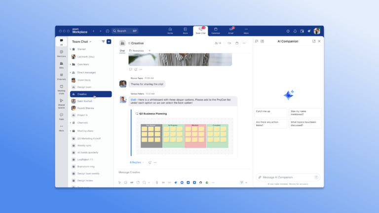 Zoom Team Chat Updated Image