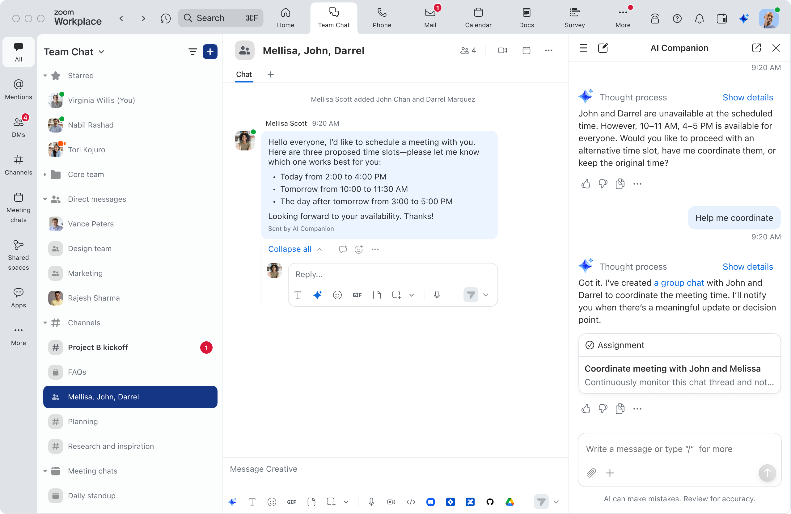 AI Meeting Scheduler