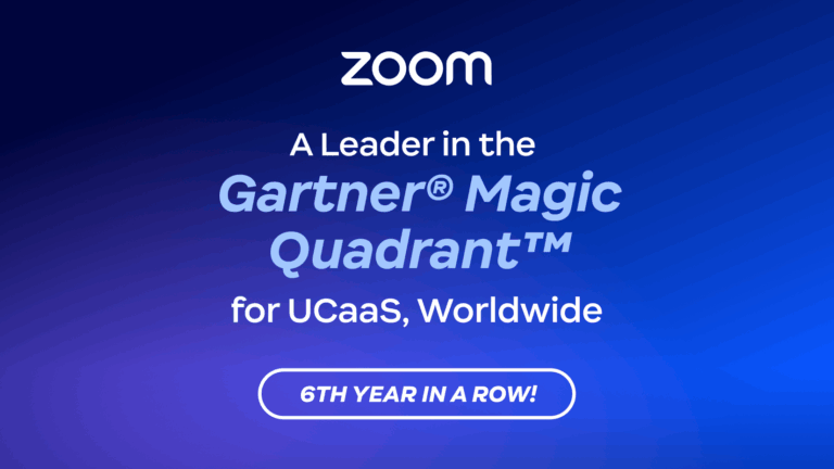 Zoom recognized in the 2025 Gartner® Magic Quadrant™ for Unified Communications as a Service for sixth consecutive year
